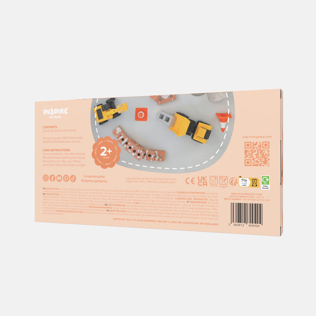 Inspire My Play Sensorik Mini-Bricks – 25-teilig